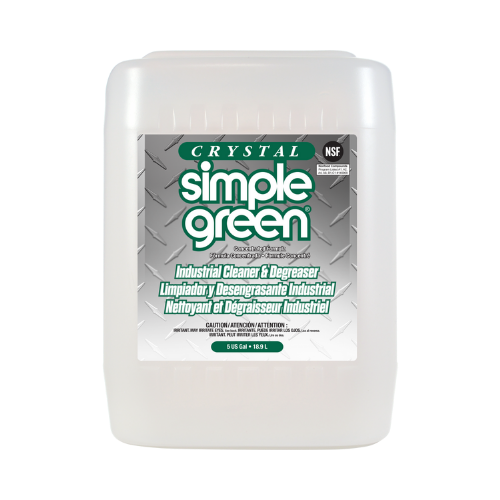 CRYSTAL 5 Gal. PAIL, CRYSTAL SIMPLE GREEN INDUSTRIAL CLEANER & DEGREASER