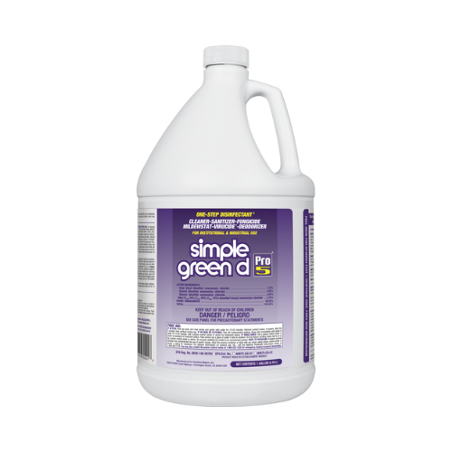 D PRO 5 - 1 Gal. GARAFON, SIMPLE GREEN D PRO 5 DESINFECTANTE DE UN SOLO PASO